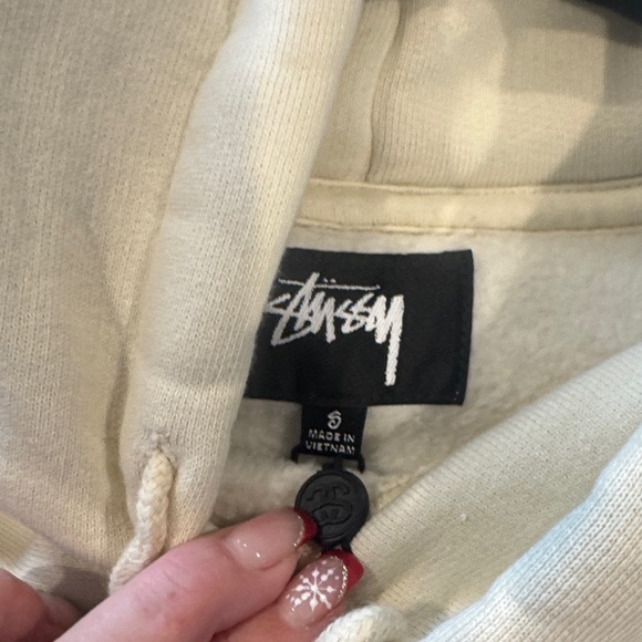 NWT Stussy Workgear Natural Hoodie Sweatshirt - Picture 5 of 7
